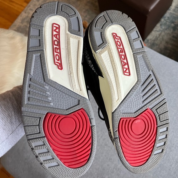 Air Jordan 3 Retro Black Cement Gold - Picture 8 of 8